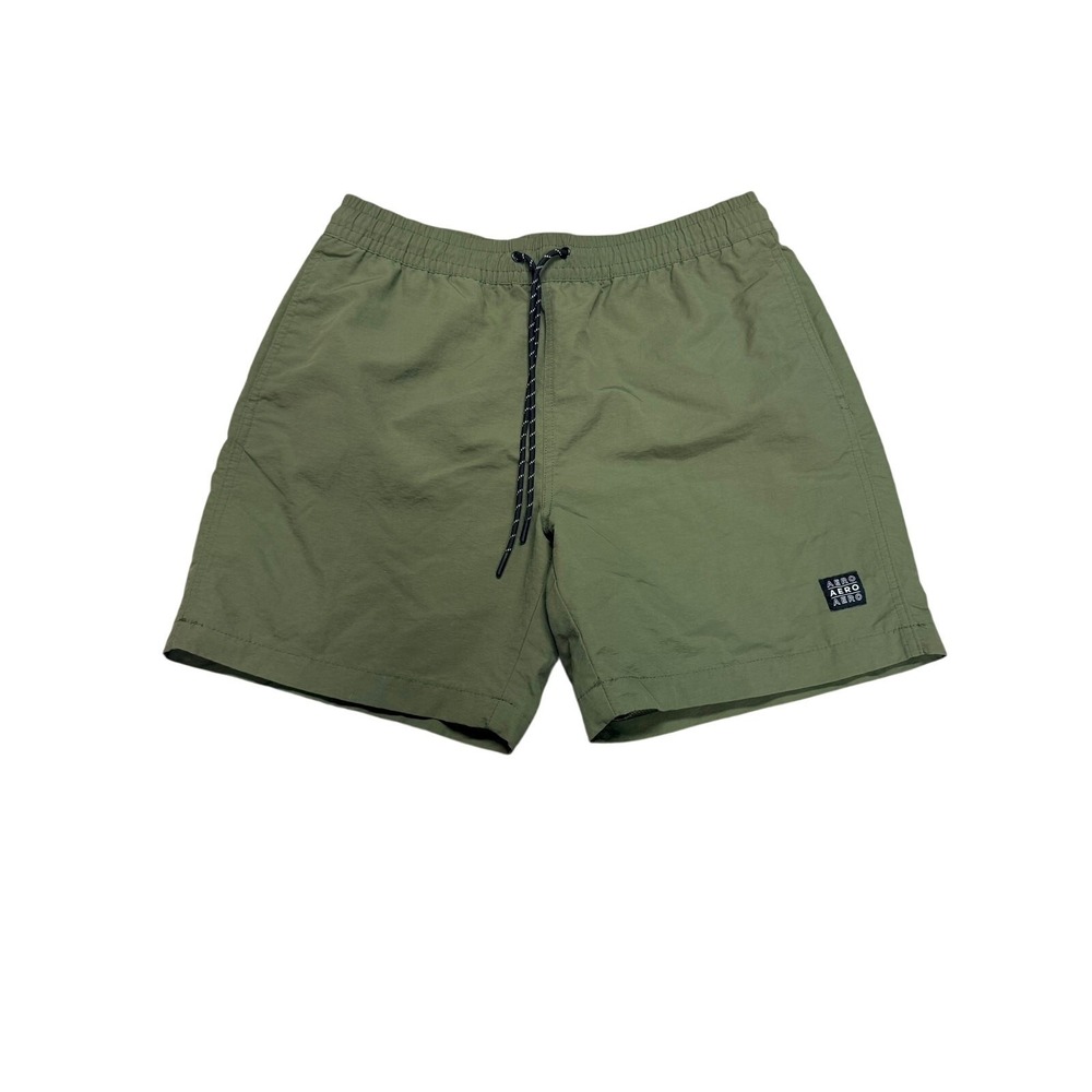 Aeropostale‎ Men's Small Olive Green Drawstring Shorts Lightweight